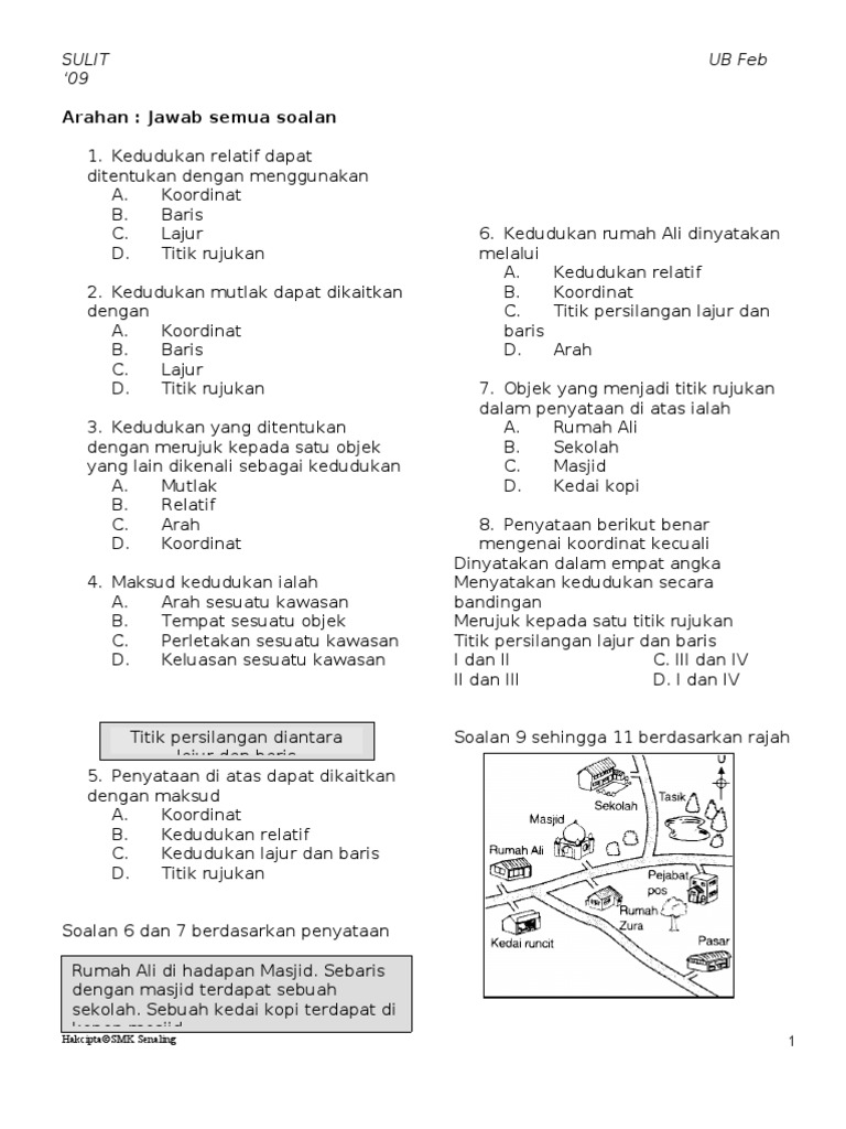 Geo Ting 1 Ub Feb Pdf