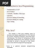 Intro To Java Programming