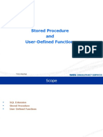 Stored Procedure and User-Defined Functions: TCS Internal