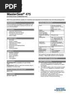 Download MasterSeal 475 TDS by Ajesh Kumar Muraleedharan SN305621399 doc pdf