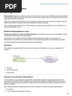 Polymorphism in Java