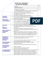 Latitude and Longitude Lesson Plan