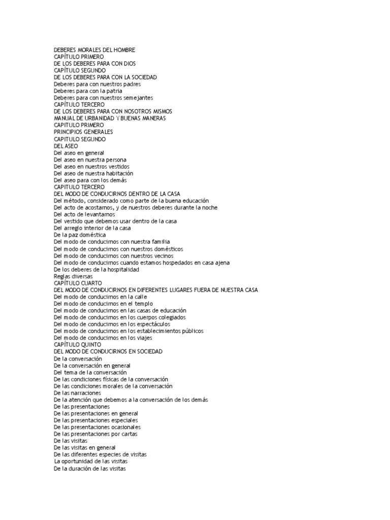 DEberes Morales Del Hombre PDF