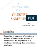 Presentation On Cluster Sampling