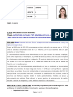 Caso Clínico Intoxicación Aguda Por Benzodiacepinas