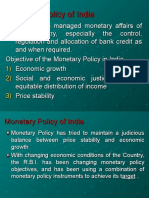Monetry Policy in India