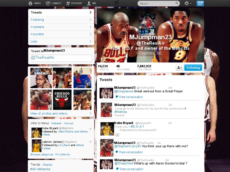 NBA Hall of Famer MJumpman23 Tweets | PDF
