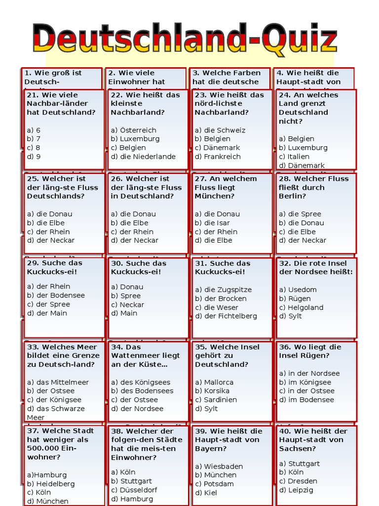 Deutschland Quiz