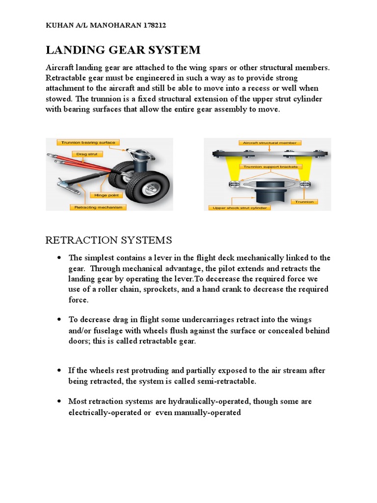 Landing Gear System | PDF | Landing Gear | Valve
