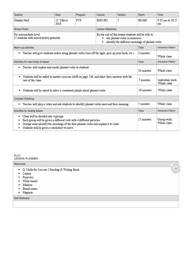 Phrasal Verbs | PDF | Career & Growth | Language Arts & Discipline