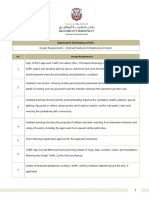 Internal Road Divisions (Design and Traffic) Requirements For Basement Extensions