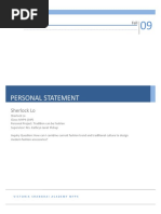 Download Personal Project Reflective Essay by sherlocksq SN30564800 doc pdf