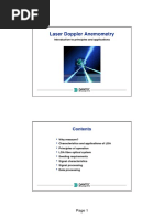 Laser Doppler Anemometry: Introduction To Principles and Applications