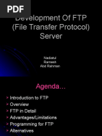 Development of FTP Server