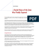 The Hoax of Khazarian Jews Exposed