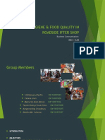 Presentation HYGIENE & FOOD QUALITY IN ROADSIDE IFTER SHOP