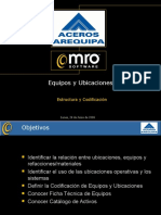 Codificacion de Equipos y Ubicacion en Maximo