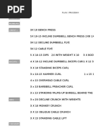 Week 1: Monday:: Plan I Program