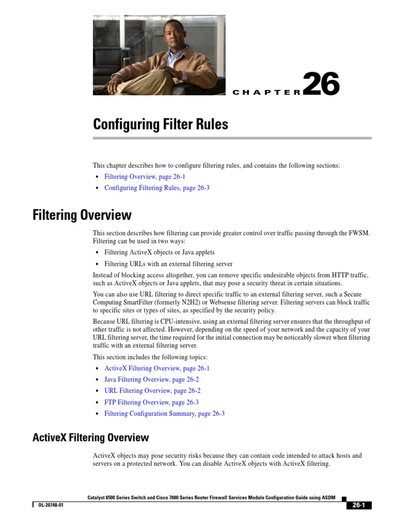Configuring Filter Rules: Filtering Overview | PDF | Web Server ...