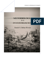 215401918 Metodologia de La Investigacion Daniel s Behar Rivero