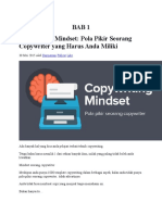 BAB 1 Copywriting Mindset Pola Pikir Seorang Copywriter Yang Harus Anda Miliki