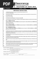 Download AIEEE-2010 Solution Hindi by Resonance Kota SN30567386 doc pdf