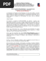 Edital Mestrado 2016.1 - InSTITUCIONAIS