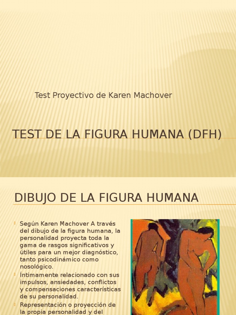 Test Proyectivo de la Figura Humana | PDF | Hombre | Masculinidad
