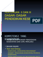 Dasar Dasar Pendidikan Kesehatan Pertemuan 2