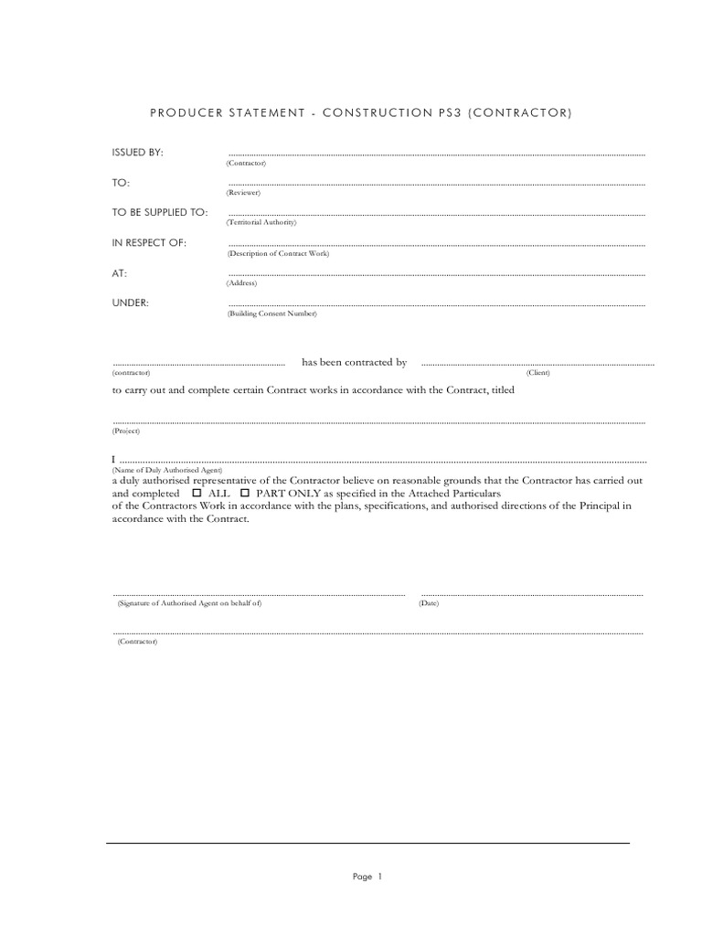 PS3 - Blank Form | PDF