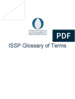ISSPGlossary of Terms