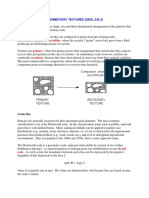 Sedimentary Textures and Grain Properties (GEOL 243.3