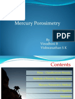 Vinodhini B. - Mercury Porosimetry