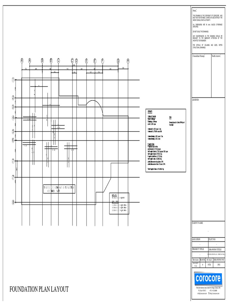 Chetan Villa Foundation Plan | PDF | Building Materials | Horticulture ...