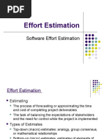 Effort Estimation