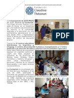 Reseña Fundacion Claudina Thevenet 2008