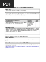 Download Template for Technology-Enhanced Lesson Plans by Jackie Gerstein SN30570732 doc pdf
