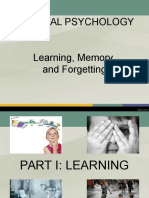 Learning - Remembering and Forgetting