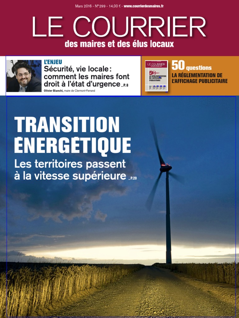 LE COURRIER DES MAIRES ET DES ELUS LOCAUX 