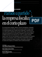 Partido A Partido: La Empresa Focalizada en El Corto Plazo