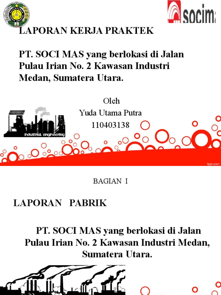 Kerja Praktek Socimas | PDF | Bisnis