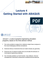 Lecture 4 - Getting Started With ABAQUS