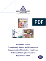 Guidelines on Procurement Const Regs 2006