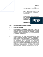 Cir54 SOBRE ACCESIBILIDAD Y DESPLAZAMIENTO DE PERSONAS CON DISCAPACIDAD EN EDIFICIOS Y LUGARES DONDE CONCURRE PUBLICO.