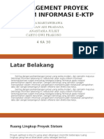 Management Proyek System Informasi E-Ktp