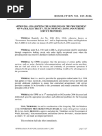 Resolution No. 19-2006