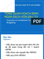 Chương Tổng Quan Hoạch Định Ngân Sách Vốn Đầu Tư