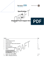 Specification For The Integrated Youth Support Service