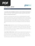 Global Desi Project report 