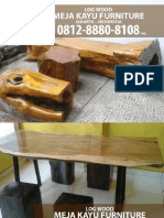 0812-888-08108 (Tsel) Jual Meja Kayu Jati Alami Solid Pusat Furniture Jakarta Indonesia